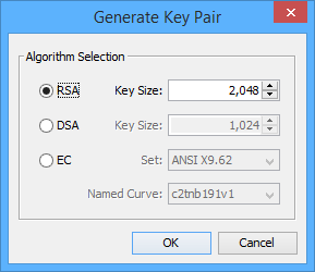 Generate rsa 2048 key